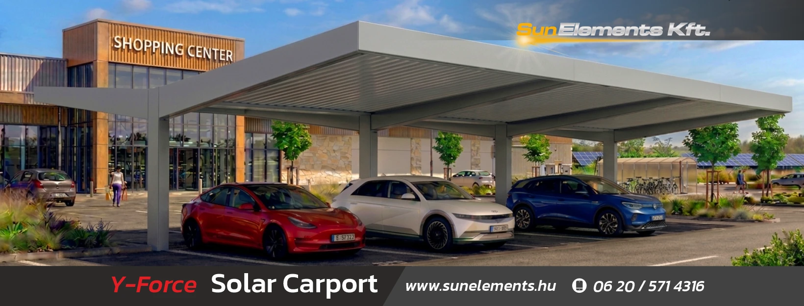 Y Force Solar Carport – Sun Elements